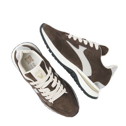 Via Vai Sneaker Sierra Corvino Bruin - Peet kleding