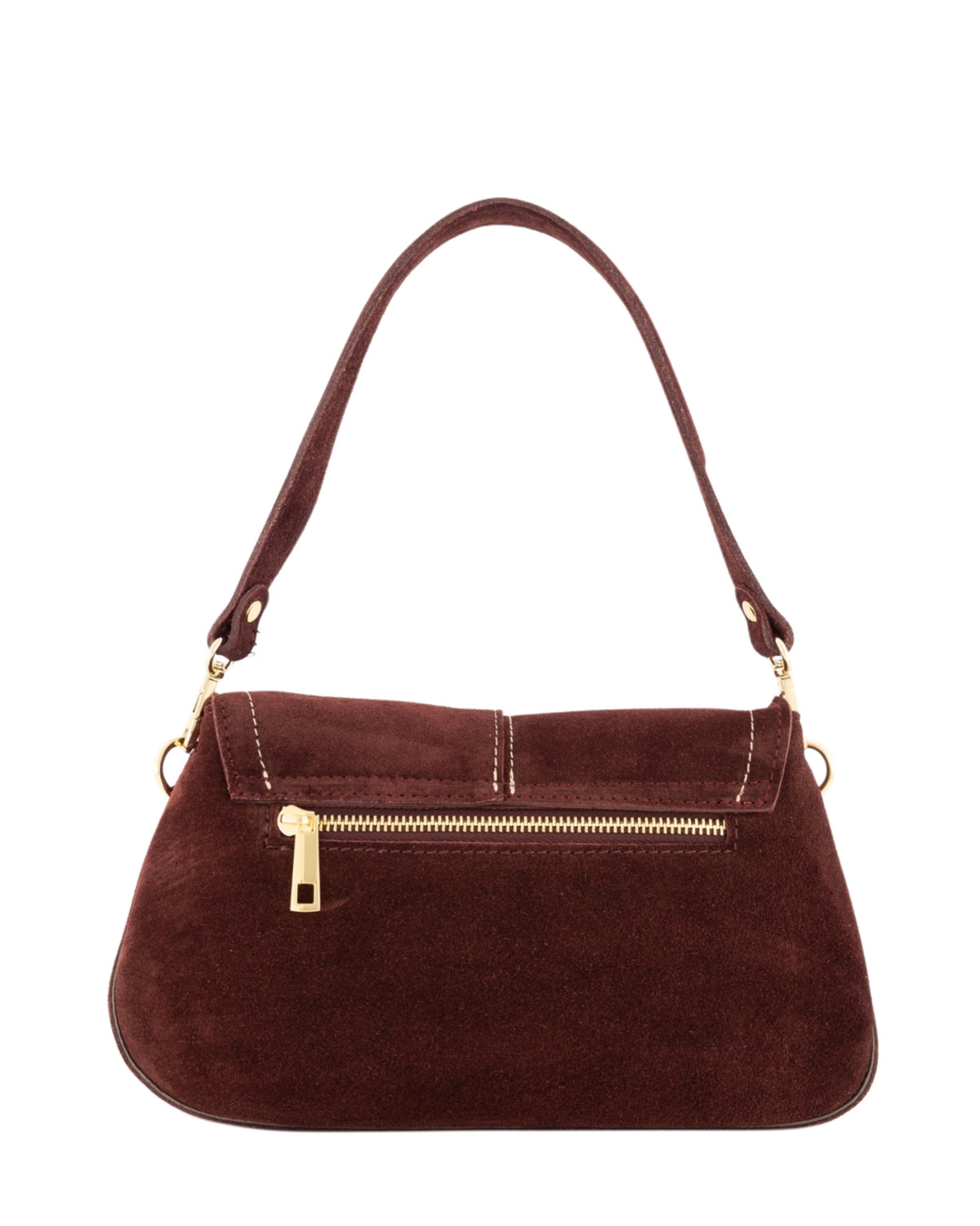 Tas Catania Suede Bordeaux - Peet kleding