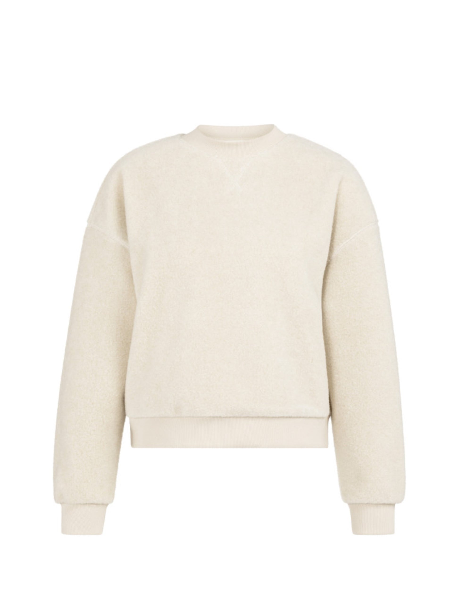 Yaya Teddy Sweater Zand - Peet kleding