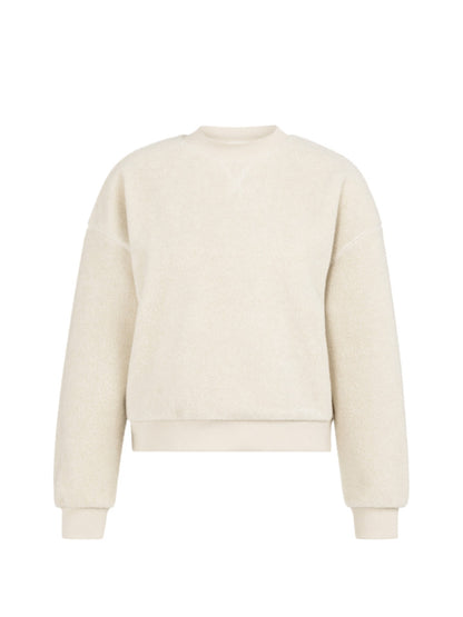 Yaya Teddy Sweater Zand - Peet kleding