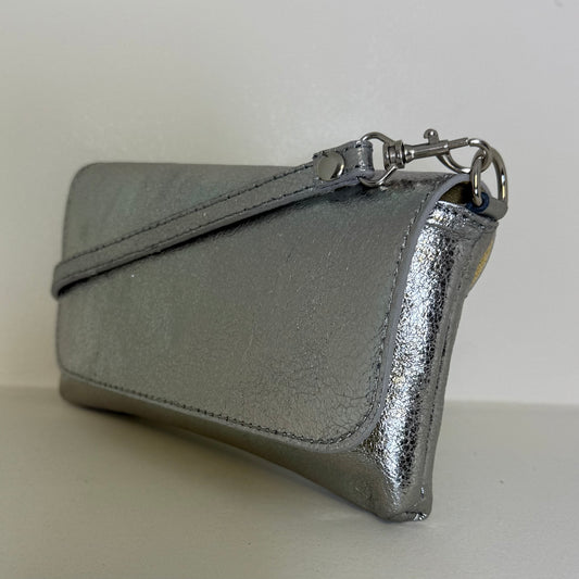 Tas Lara Zilver Metalic - Peet kleding