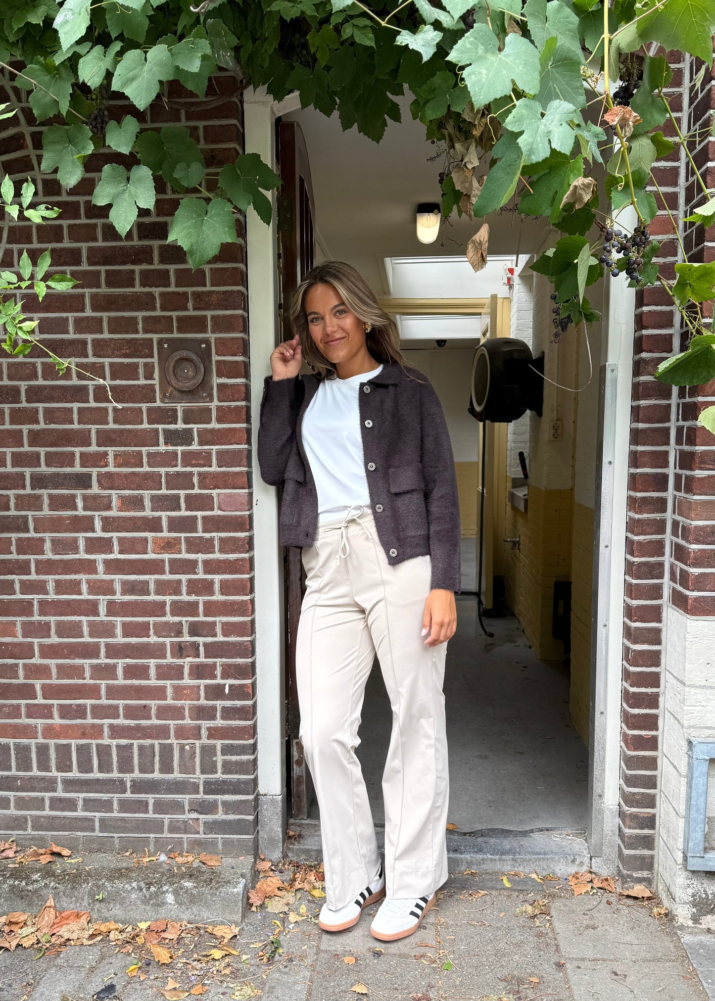 Triple Nine - Travel Broek Anna Beige - 2304 - Peet kleding