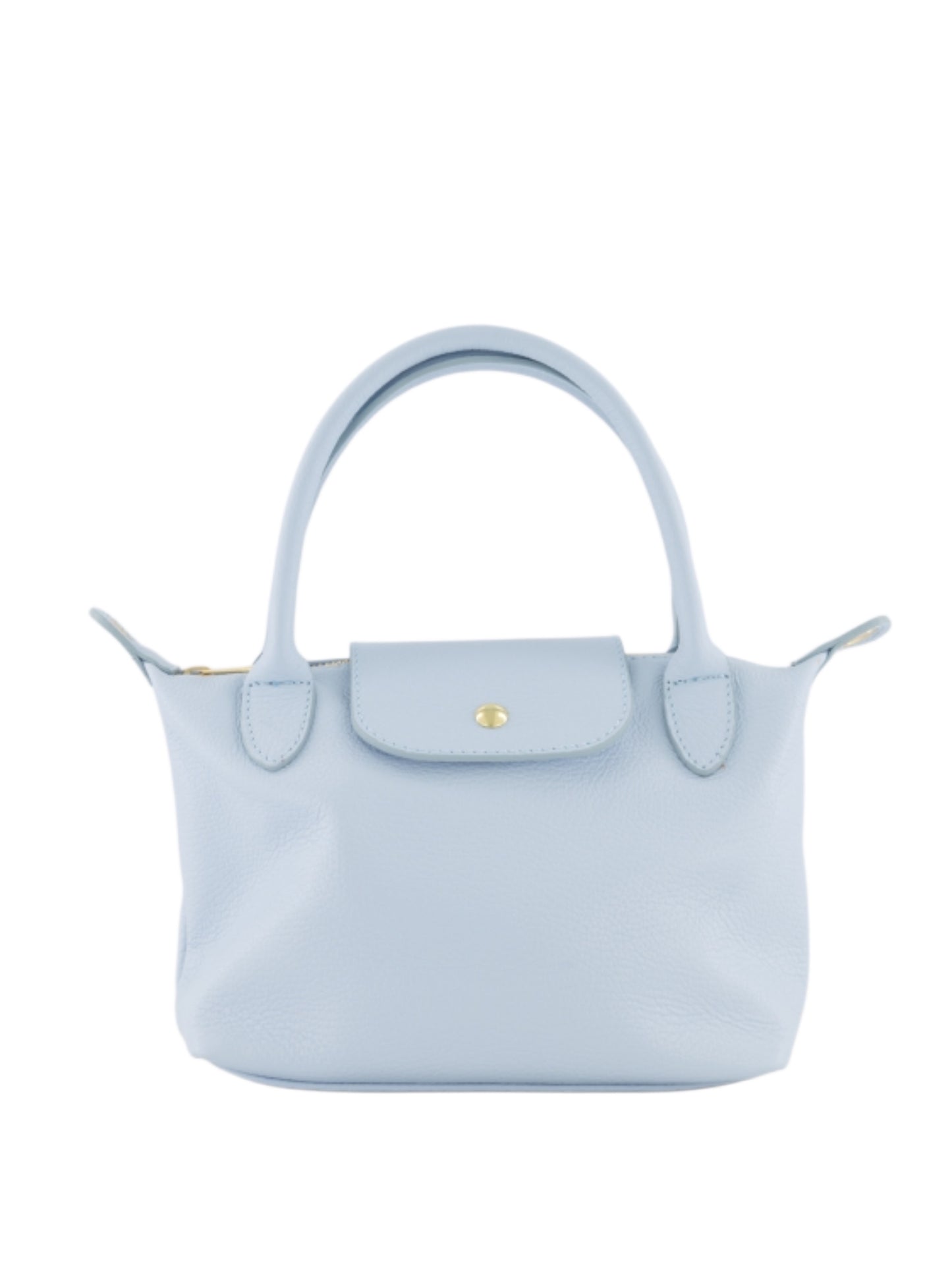 Tas Leder Chantal Lichtblauw - Peet kleding