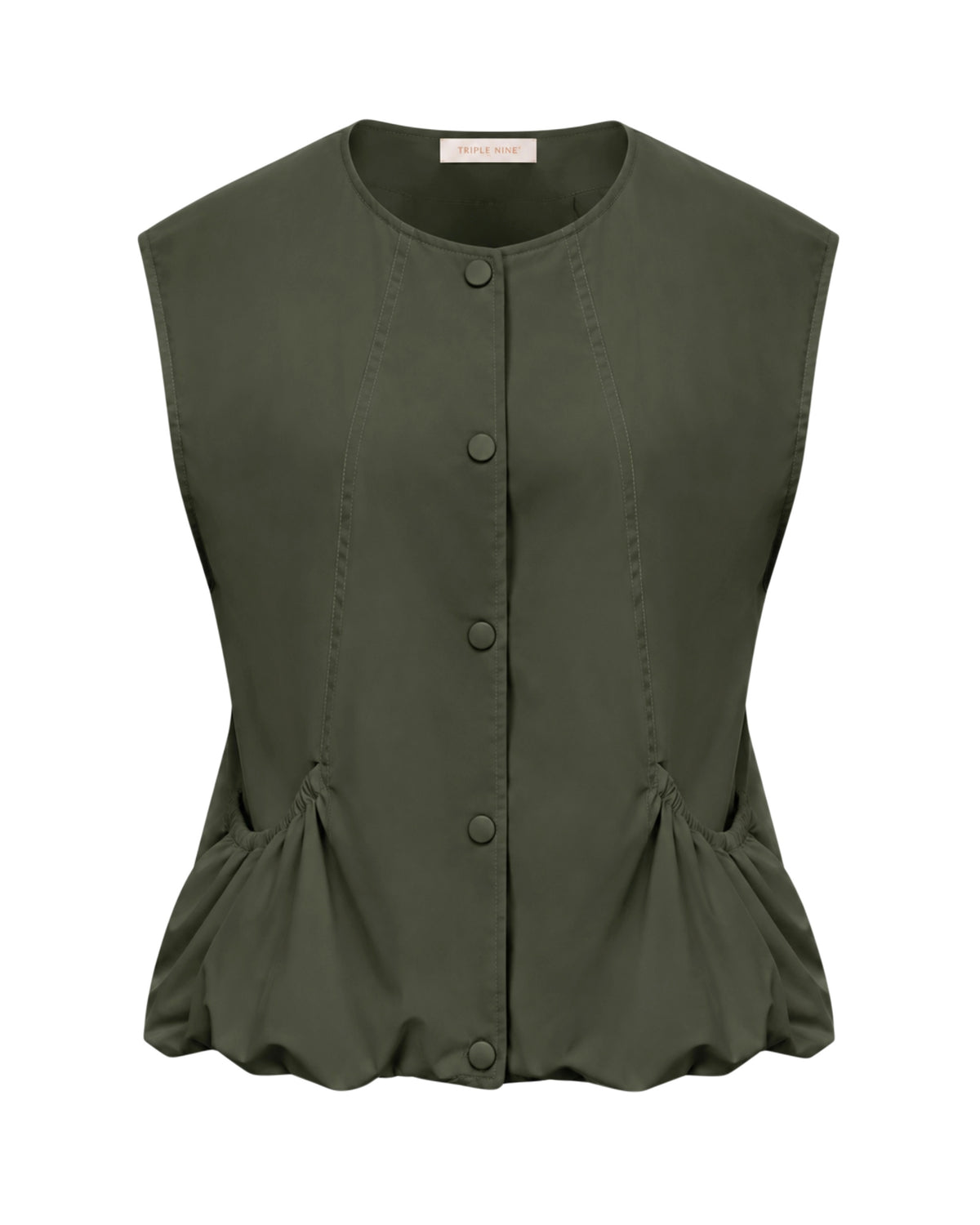 Triple Nine - Bodywarmer Bo Olijfgroen - 92428
