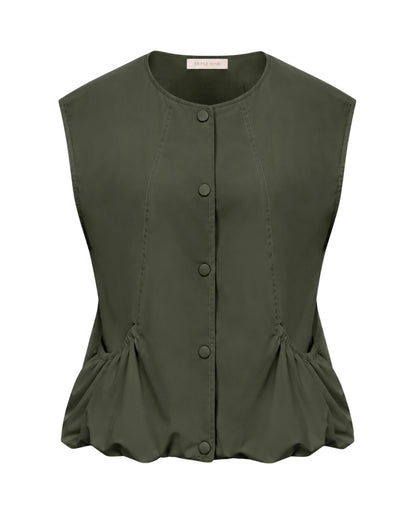 Triple Nine - Bodywarmer Bo Olijfgroen - 92428
