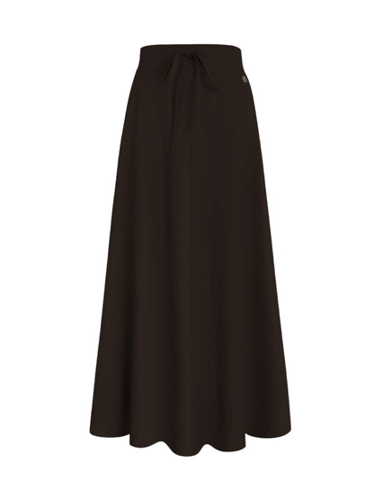 Triple Nine - Travel Rok Maxi Donkerbruin - 7101 - Peet kleding