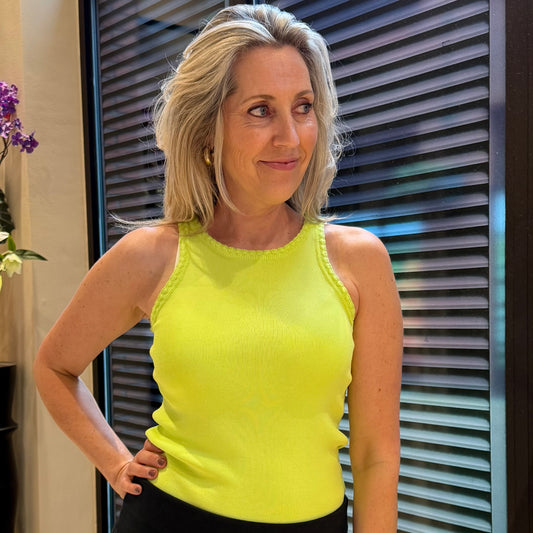 Azzurro Tanktop Sissy Lime - Peet kleding