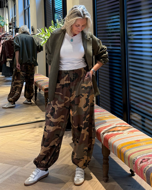 Broek Parachute Camo Print - Peet kleding
