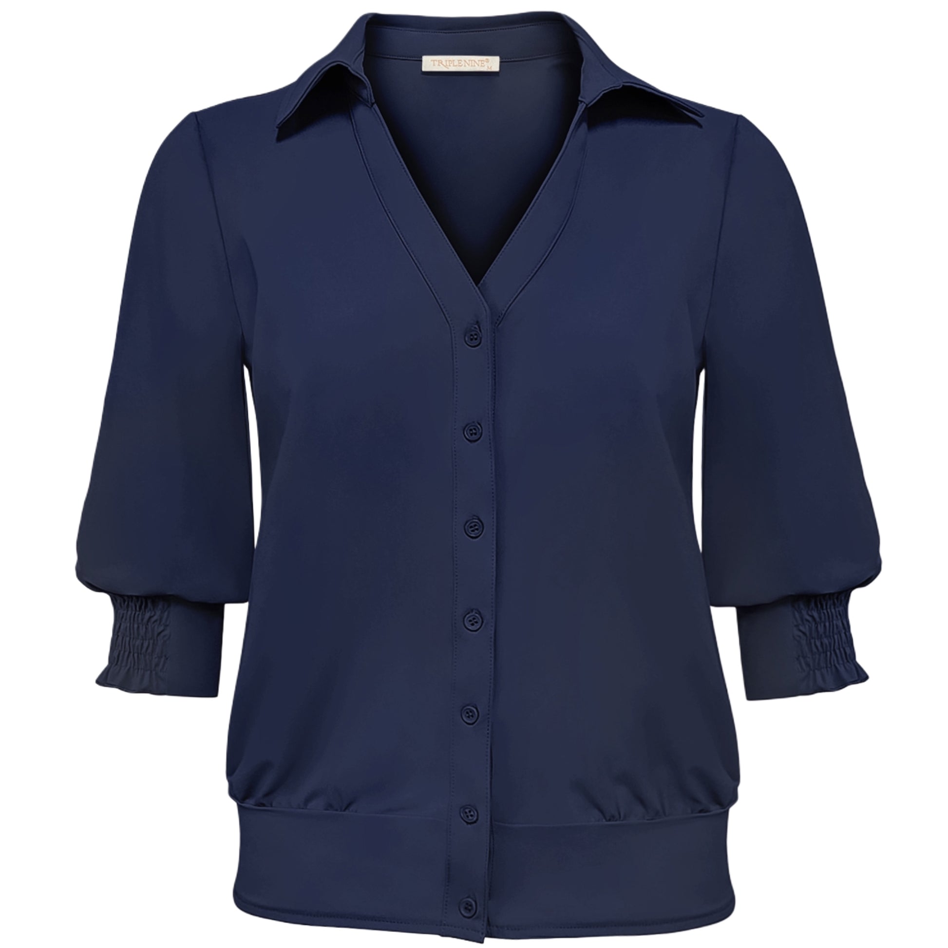 Triple Nine - Travel Blouse Sandy Navy - 5908 - Peet kleding