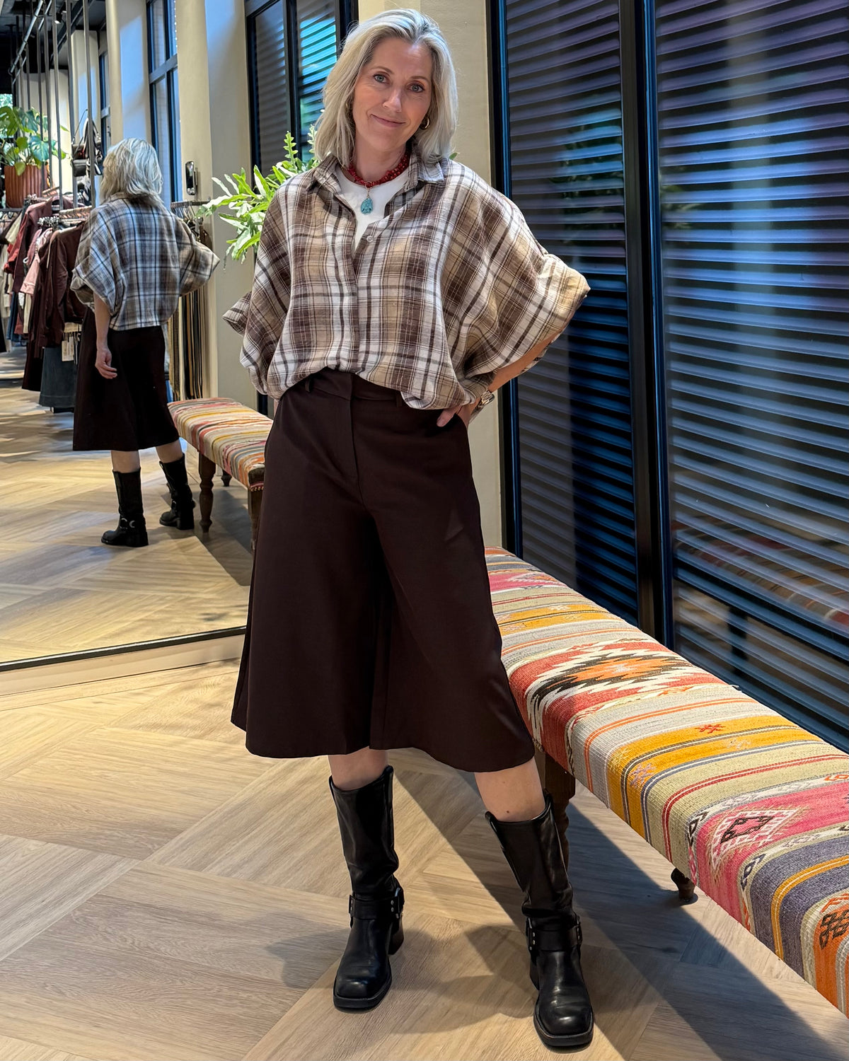 Bermuda Klaartje Donkerbuin - Peet kleding