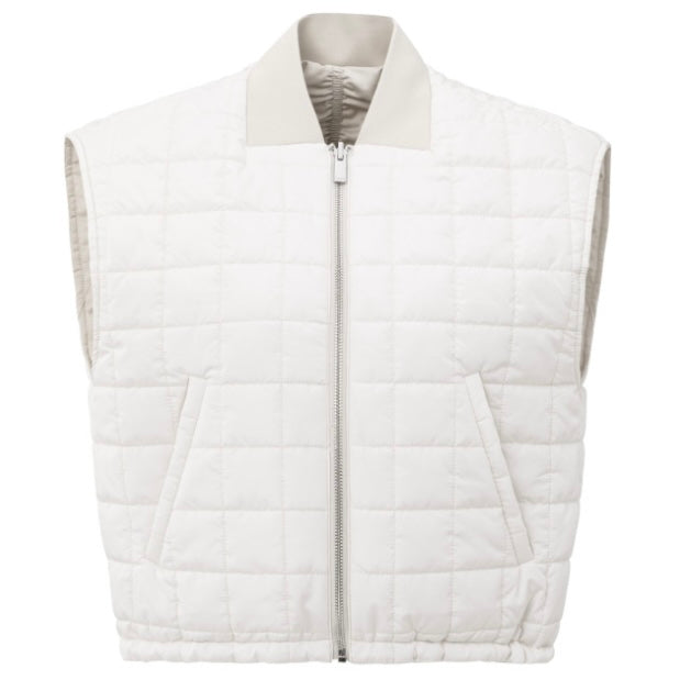 Yaya Bodywarmer Dubbelzijdig Beige - Peet kleding