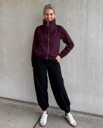 Triple Nine - Travel Jas Collinna Aubergine - 92425 - Peet kleding