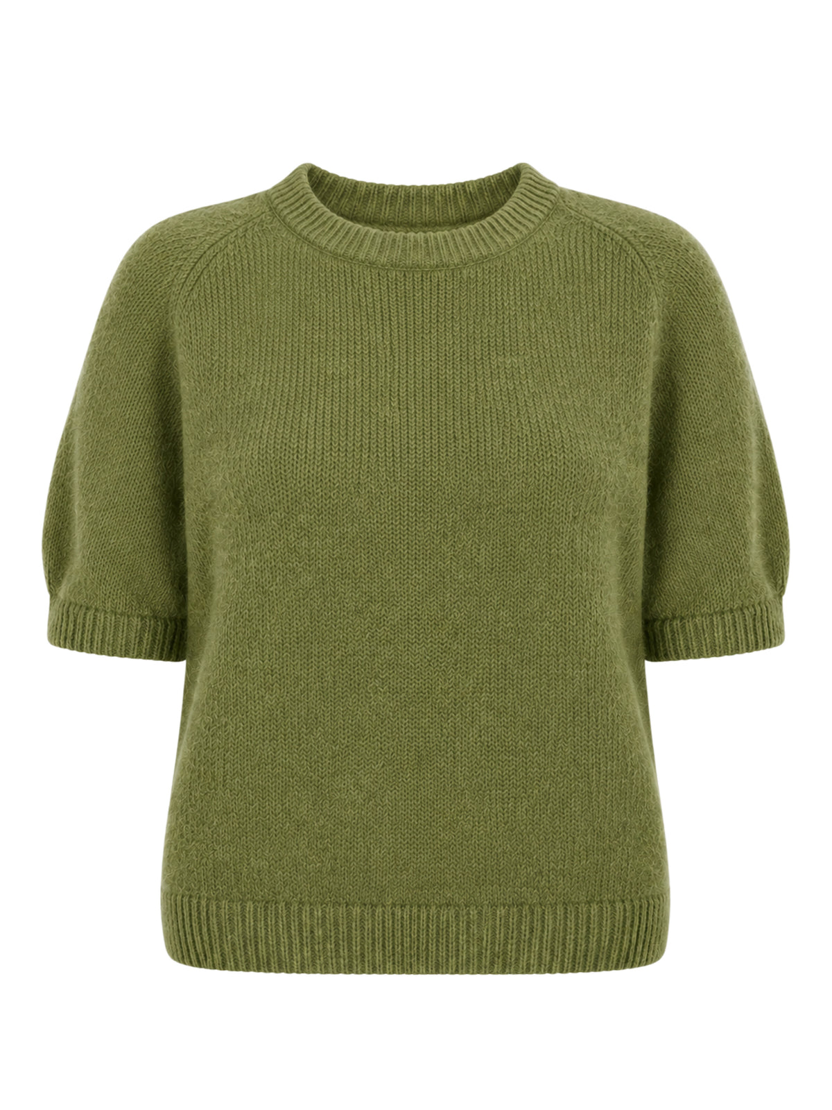 Triple Nine - Alpaca Top Levi Olijfgroen - Peet kleding