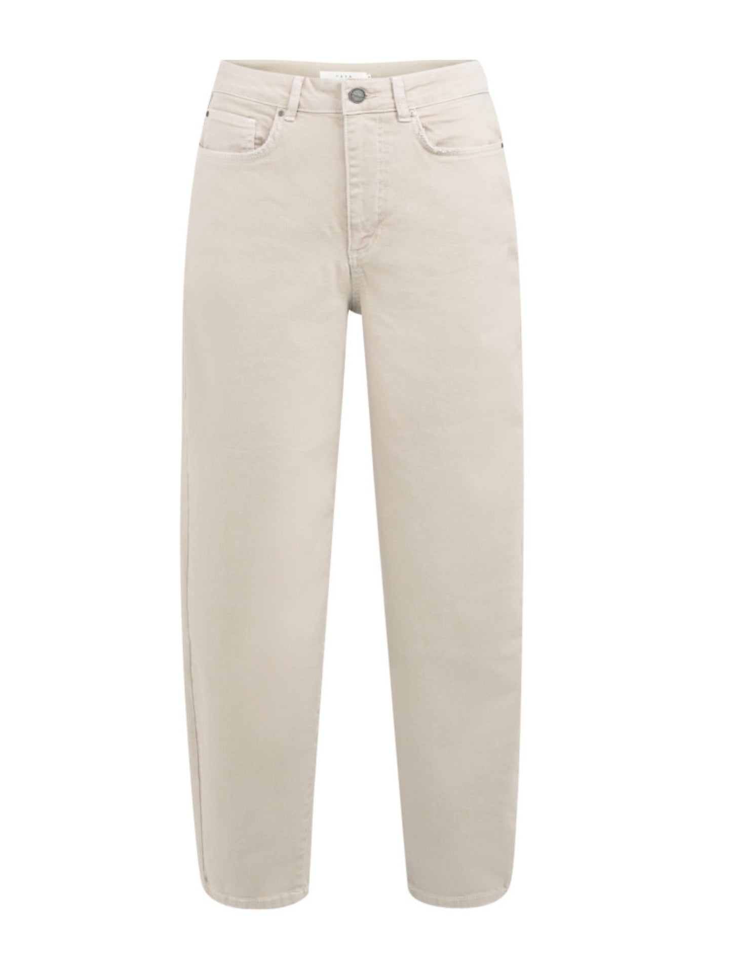 Yaya Beige Jeans Wide - Peet kleding