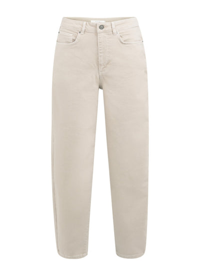 Yaya Beige Jeans Wide - Peet kleding