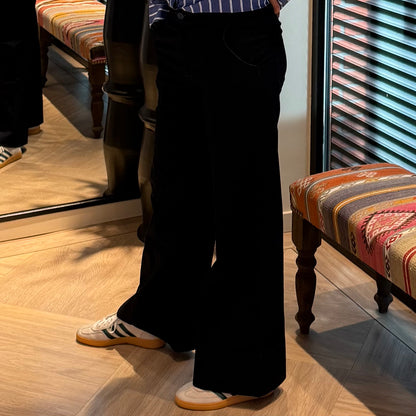 Geisha Jeans Wide Darkblue - Peet kleding