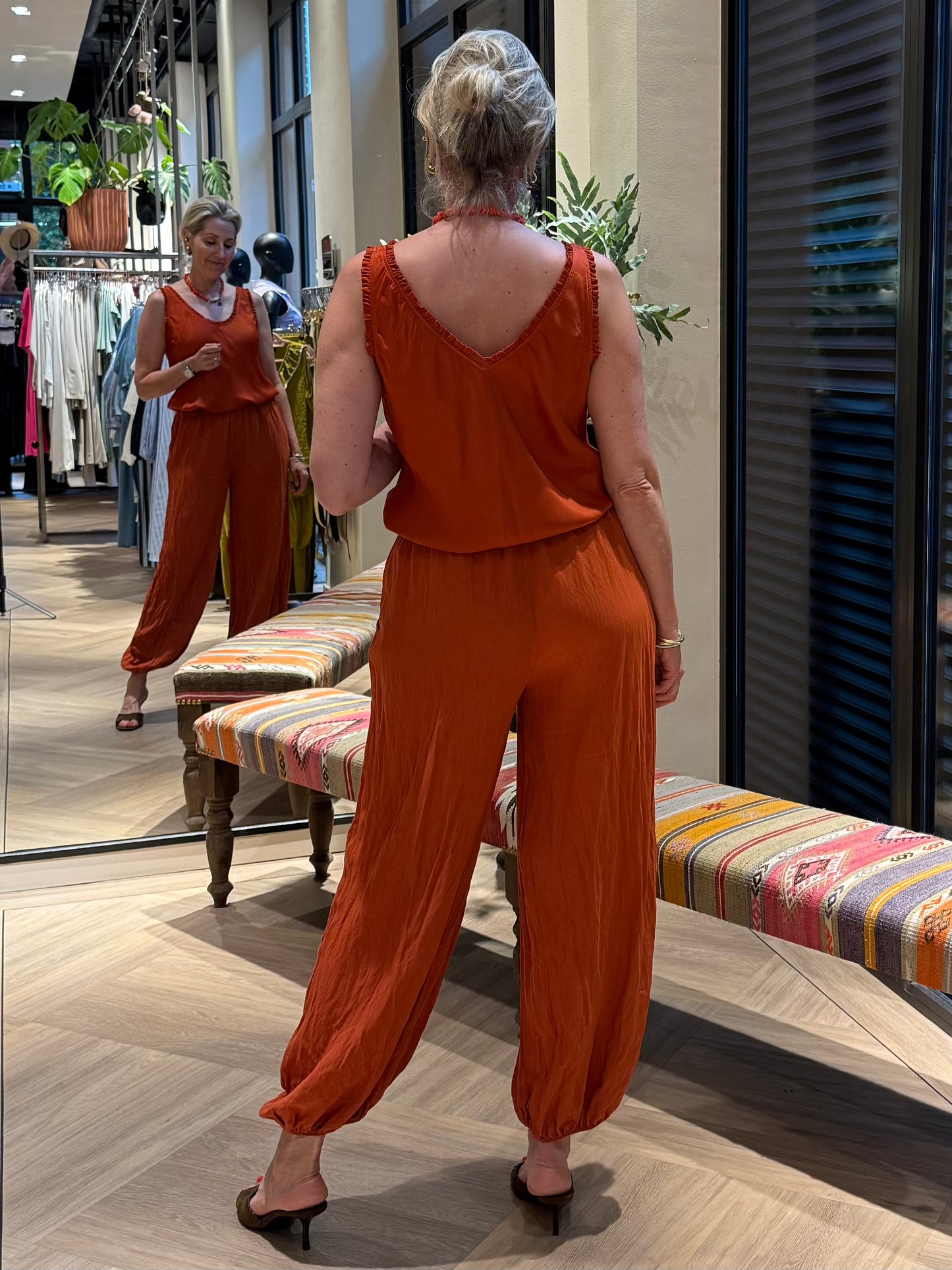 Broek Amber Ballon Brique - Peet kleding