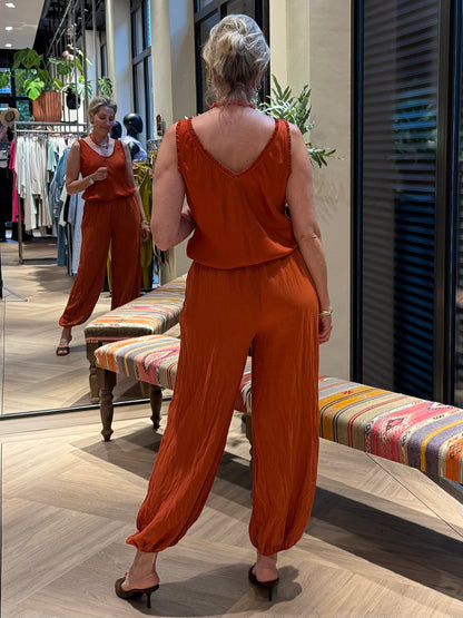 Broek Amber Ballon Brique - Peet kleding