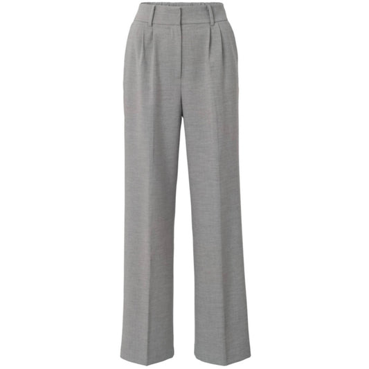 Yaya Wide Legg Pantalon Light Grey - Peet kleding