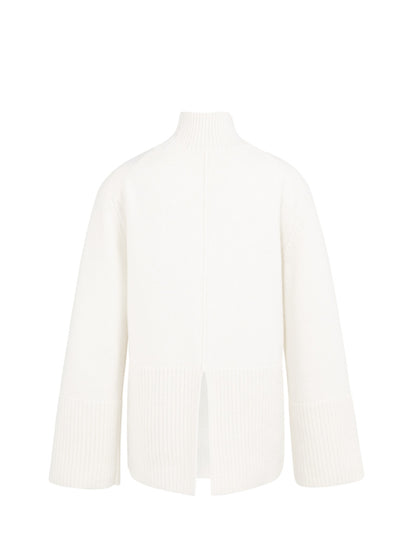 Yaya Col Trui Offwhite - Peet kleding