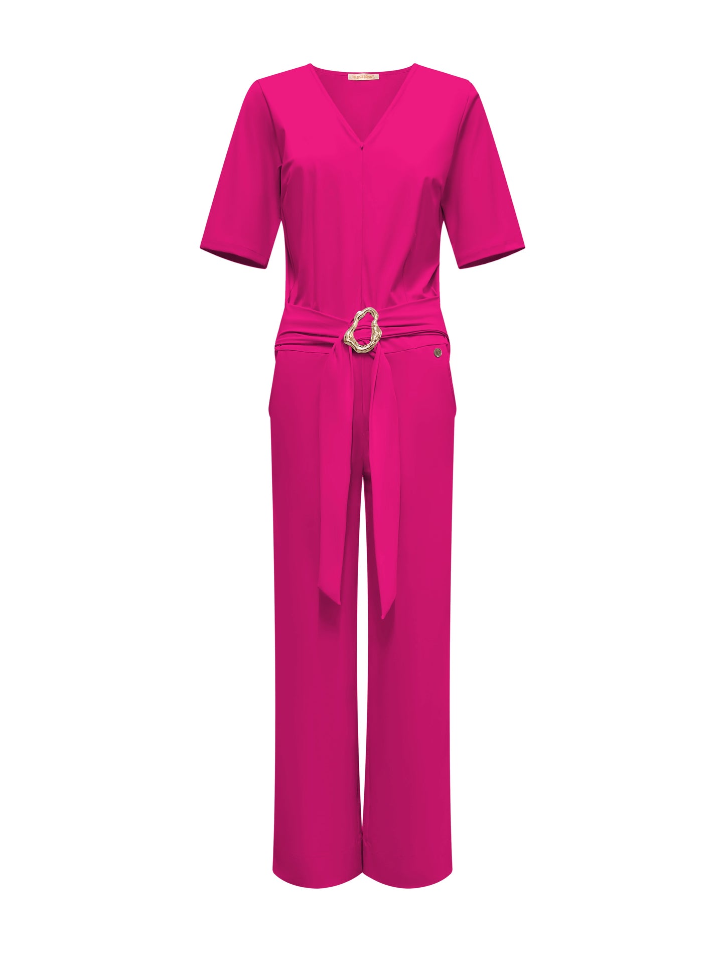 Triple Nine Travel Jumpsuit Mila Fuchsia - 51908 - Peet kleding