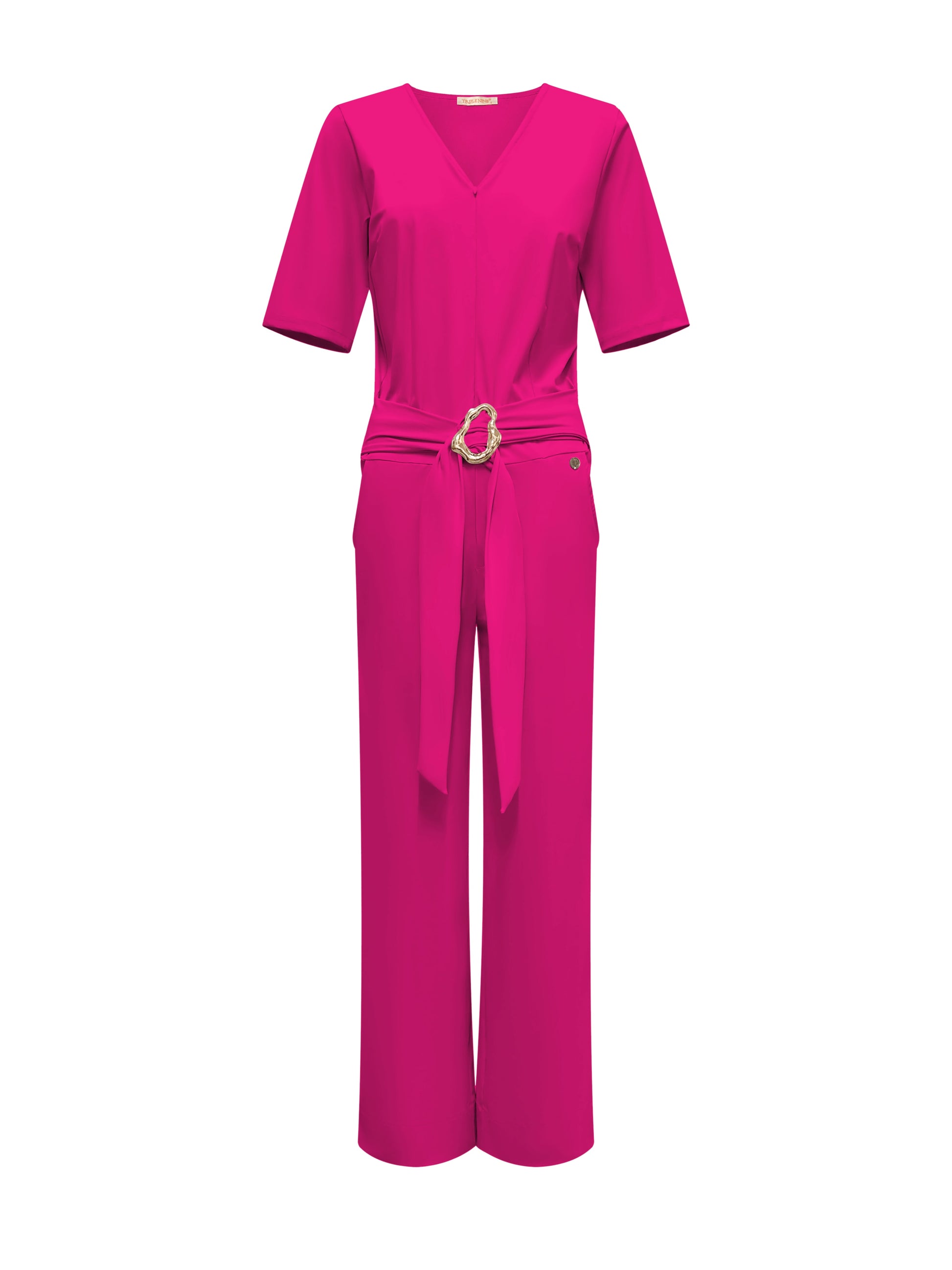 Triple Nine Travel Jumpsuit Mila Fuchsia - 51908 - Peet kleding