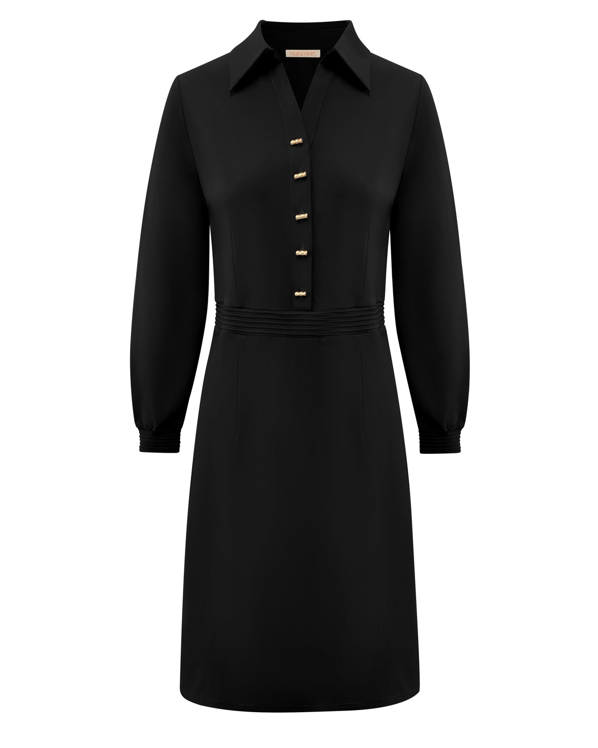 Triple Nine - Travel Jurk Marin Zwart - 51839 - Peet kleding