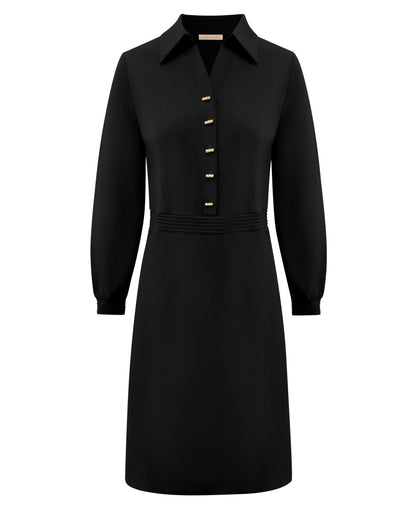 Triple Nine - Travel Jurk Marin Zwart - 51839 - Peet kleding