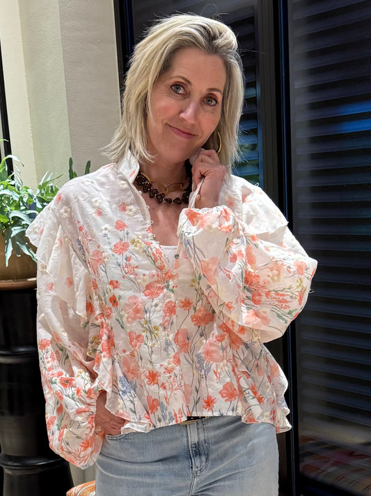 Blouse Melanie Embroid - Peet kleding