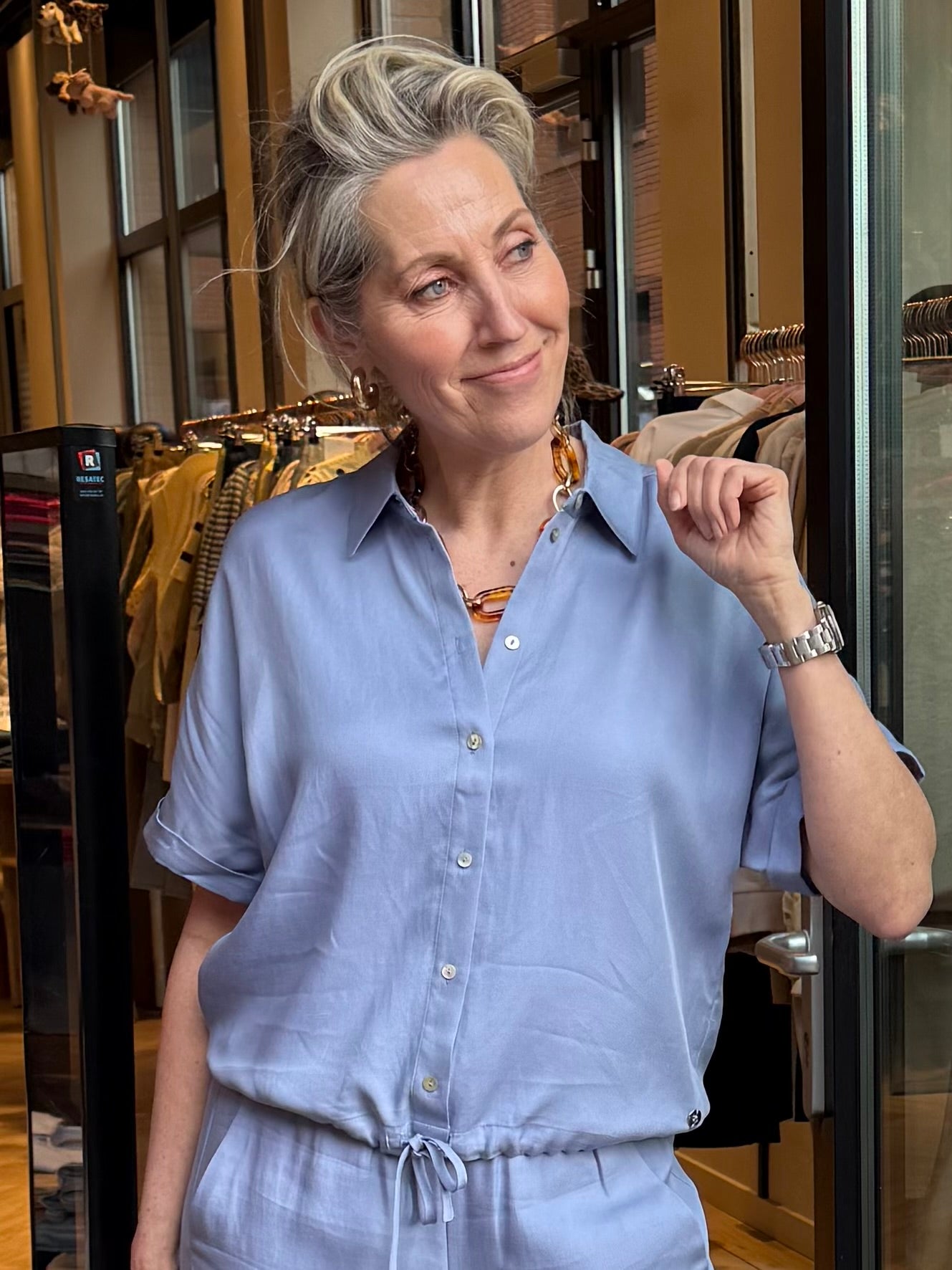 Rino & Pelle Blouse Rune Lavendel - Peet kleding