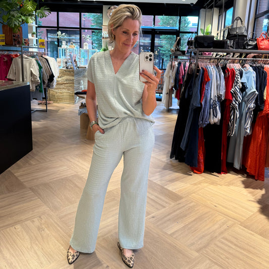 Azzurro Set Joy Mintgroen - Peet kleding
