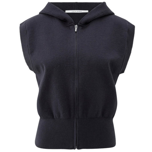 Yaya Hoodie Mouwloos Blauw - Peet kleding