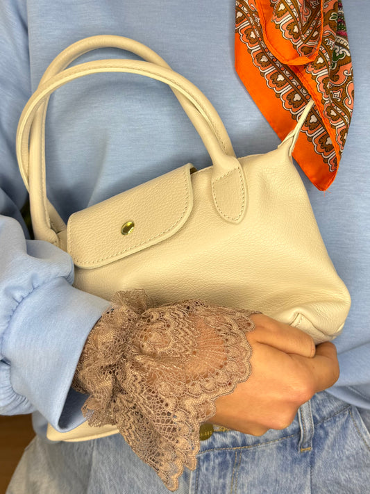 Manchet Genevieve Lichtbruin - Peet kleding