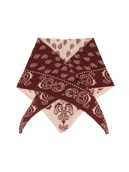 Sjaal Hollis Bordeaux Beige - Peet kleding