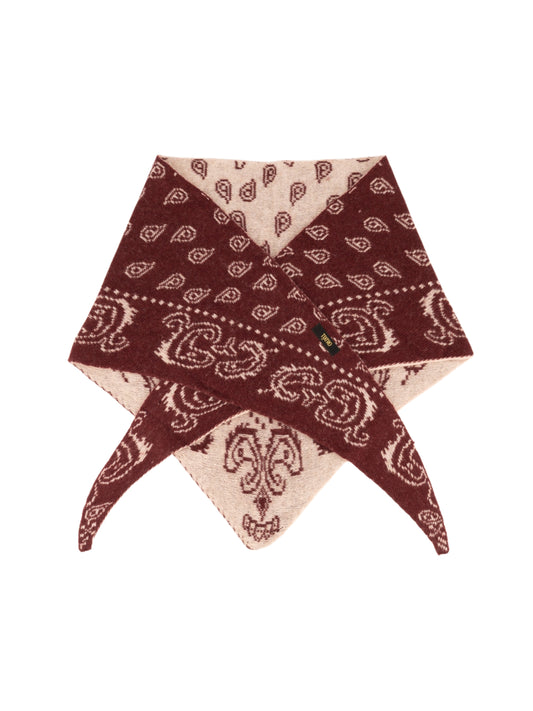 Sjaal Hollis Bordeaux Beige - Peet kleding