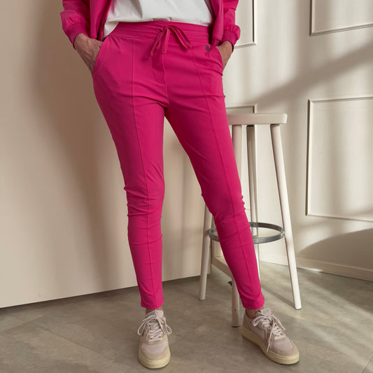 Triple Nine - Travel Broek Fenna Fuchsia - 2101 - Peet kleding