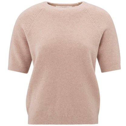 Yaya Trui Korte Mouw Dusty Pink - Peet kleding