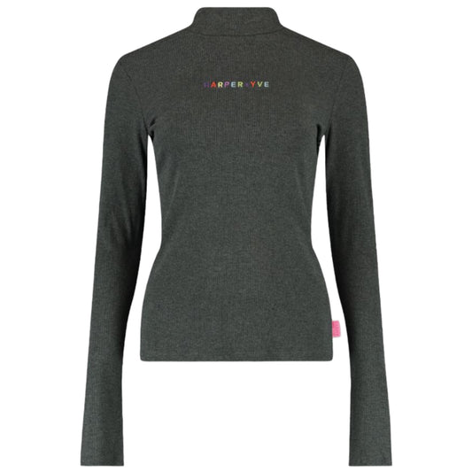 Harper & Yve Top Jane Dark Grey - Peet kleding