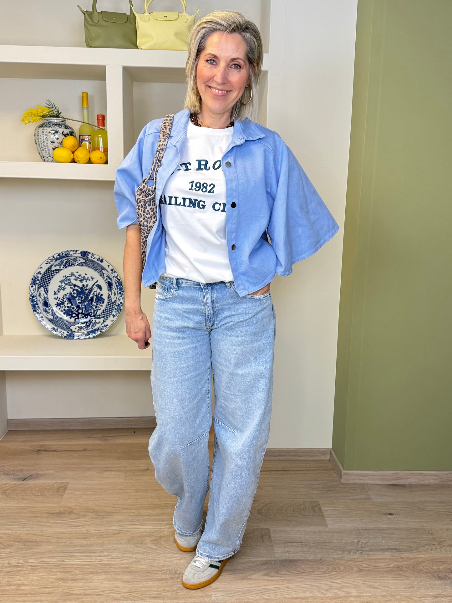 T-Shirt St. Tropez Wit - Peet kleding