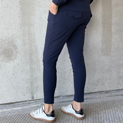 Triple Nine - Travel Broek Fenna Navy - 2101 - Peet kleding