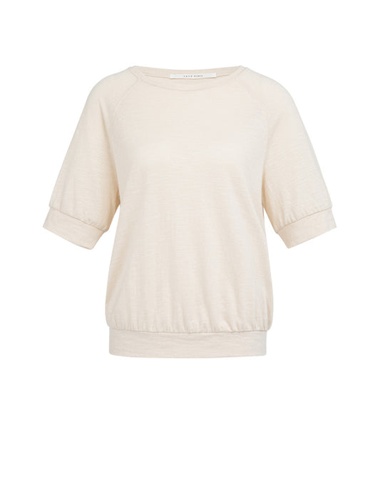 Yaya Jersey Top Creme - Peet kleding