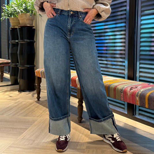 With Black Hazel Turn Up Jeans - Peet kleding