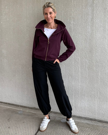 Triple Nine - Travel Jas Collinna Aubergine - 92425 - Peet kleding