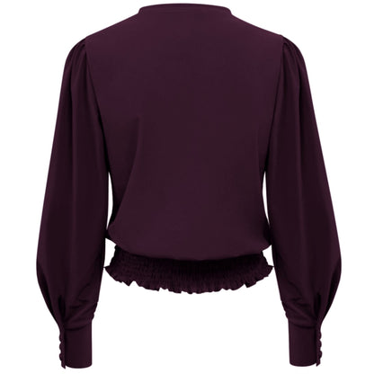 Triple Nine - Travel Top Cindy Aubergine - 6927 - Peet kleding