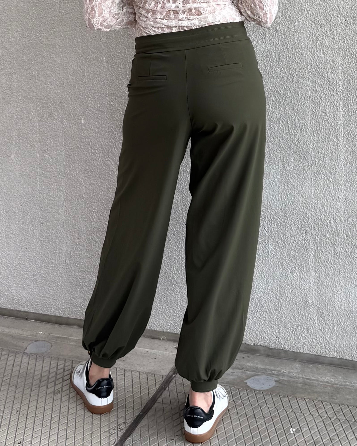 Triple Nine - Travel Broek Balloon Olijfgroen - 3004 - Peet kleding
