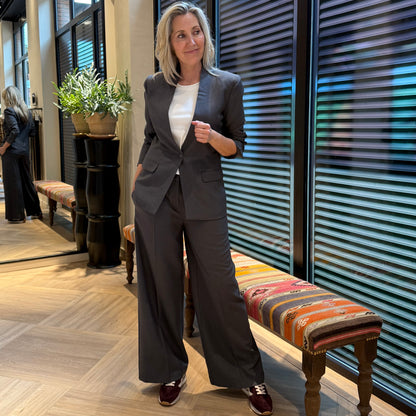 Ichi Blazer Lexie Grijs - Peet kleding