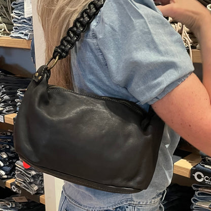 Tas Rea Leder Zwart - Peet kleding