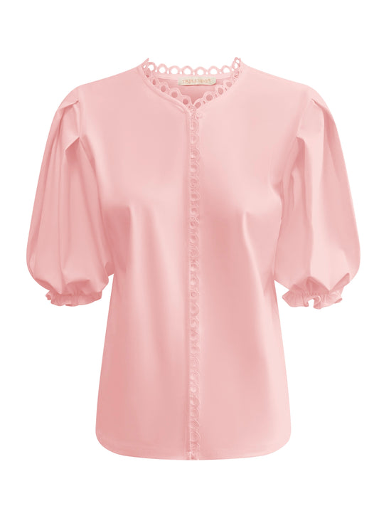 Triple Nine - Travel Blouse Juliette Poederroze - 5935 - Peet kleding