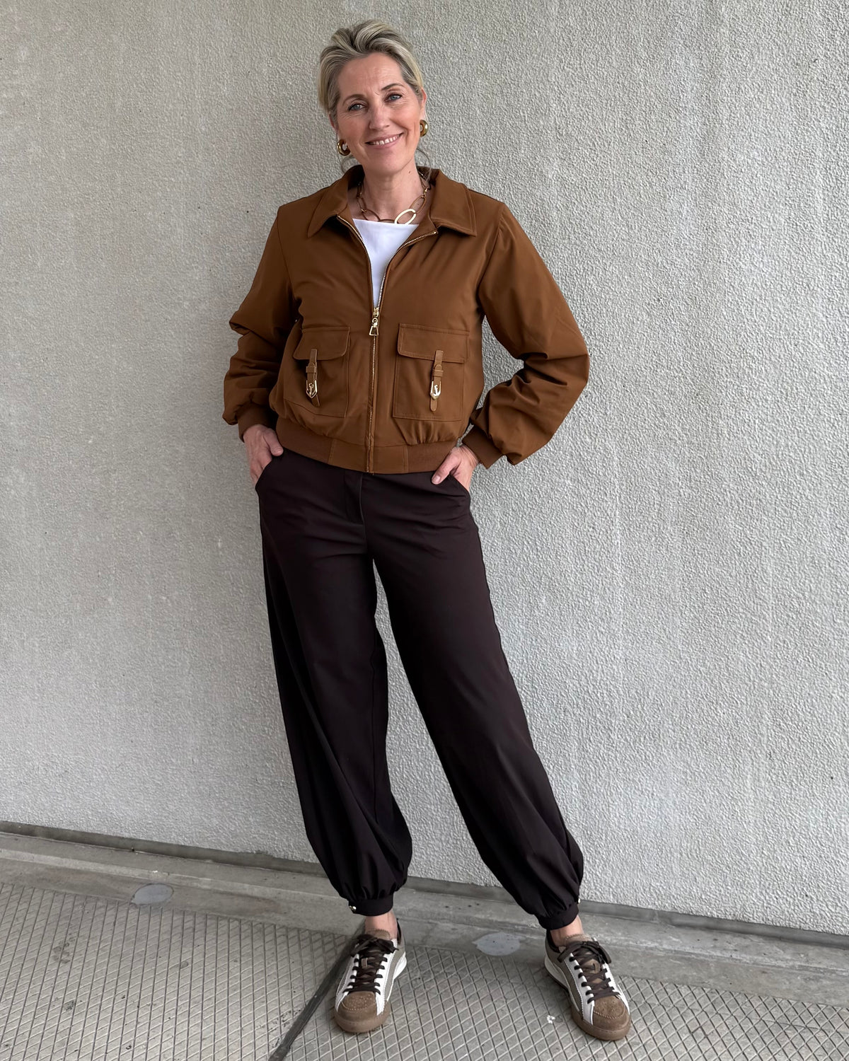 Triple Nine - Travel Jas Jolien Caramel - 92423 - Peet kleding