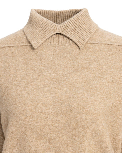 Yaya Polokraag Trui Beige Melange - Peet kleding